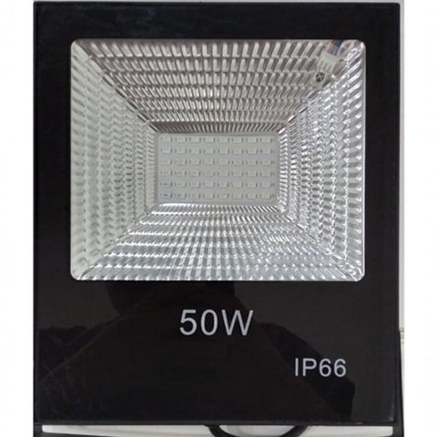 Refletor Led Holofote 50w Ip66 Rgb C/ Controle Bivolt Lylu