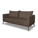 Ver imagem 5 de Sofá Living 2 Lugares Veludo 180cm Marrom Zeki