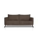 Ver imagem 2 de Sofá Living 2 Lugares Veludo 180cm Marrom Zeki
