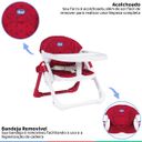 Ver imagem 4 de Assento Elevatório Cadeira Refeição Alimentação Bebê Criança 6 a 36 Meses Até 15 Kg Chairy - LadyBug
