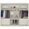 Guarda Roupa Casal 6 Gavetas com Espelho Bragança-off White Móveis Europa - 2
