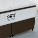 Ver imagem 3 de Cama Box King Gazin Molas Ensacadas Tower Hf 193x77cm