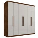 Ver imagem 2 de Guarda Roupa Casal Paris Seis Portas Malbec Off White