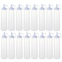 Ver imagem 1 de Kit 16 Bisnagas Plásticas Grandes 400ml Molhos Maionese Ketchup Mostarda Plasvale