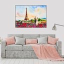 Ver imagem 1 de Quadro Canvas Paris Romântico 90x1,20