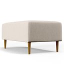 Ver imagem 3 de Puff Decorativo Sala de Estar Cléo W01 Pés Palito 90 cm - Lyam Decor Cléo Pés Palito Linho Cru