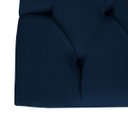 Ver mais imagens de Cabeceira Estofada Recamier Baú para Cama Box 160cm Queen:Azul