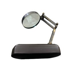 Lupa Mesa Bancada Decorativa Madeira Metal Vintage Leitura Espressione Lupa, Lupa para Leitura, Lupa - 5
