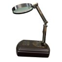 Ver imagem 2 de Lupa Mesa Bancada Decorativa Madeira Metal Vintage Leitura Espressione Lupa, Lupa para Leitura, Lupa