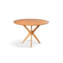 Ver imagem 6 de Mesa para Sala de Jantar Base Estrelada 120cm Serena Marrom/Mel