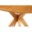 Ver mais imagens de Mesa para Sala de Jantar Base Estrelada 120cm Serena Marrom/Mel