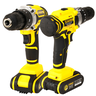 Furadeira Parafusadeira Sem Fio 20v Maleta 2 Baterias Bivolt PFLI-20B2 Com Adaptador Motoserra E Tre - 4