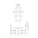 Ver imagem 4 de Pendente Led Metal Alumínio 100w 3000k Yamamura