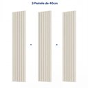 Ver imagem 2 de Painel Ripado para TV até 48 Polegadas Planejado 120x230cm Aruá CabeCasa MadeiraOriginals Off White