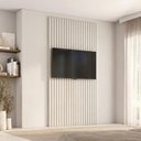Ver imagem 1 de Painel Ripado para TV até 48 Polegadas Planejado 120x230cm Aruá CabeCasa MadeiraOriginals Off White