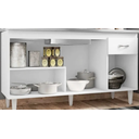 Ver imagem 3 de Balcão Para Pia De 1,50 Gabriela  BRANCO Sem Tampo - AJL