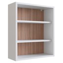 Ver imagem 3 de Armário Espelheira 1 Porta 42 Cm B85 Branco Montana Novam