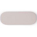 Ver imagem 2 de Kit 02 Puffs Decorativos Orgânicos para Living Quarto 195cm Doha W01 Linho Bege - Lyam Decor