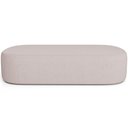 Ver imagem 6 de Kit 02 Puffs Decorativos Orgânicos para Living Quarto 195cm Doha W01 Linho Bege - Lyam Decor