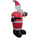 Ver imagem 7 de Papai Noel Inflavel Natalino Natal 1 Metro 15 Cm Comemoraçao Loja Shopping Casa Festa Evento Fim de