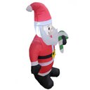 Ver imagem 3 de Papai Noel Inflavel Natalino Natal 1 Metro 15 Cm Comemoraçao Loja Shopping Casa Festa Evento Fim de