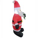 Ver mais imagens de Papai Noel Inflavel Natalino Natal 1 Metro 15 Cm Comemoraçao Loja Shopping Casa Festa Evento Fim de