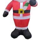 Ver imagem 4 de Papai Noel Inflavel Natalino Natal 1 Metro 15 Cm Comemoraçao Loja Shopping Casa Festa Evento Fim de