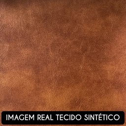 Sofá 3 Lugares 180cm Living Pés Curvos Santi D05 Sintético Camel - Mpozenato - 5