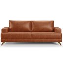 Ver imagem 2 de Sofá 3 Lugares 180cm Living Pés Curvos Santi D05 Sintético - Mpozenato