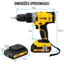 Ver imagem 2 de Parafusadeira Furadeira Impacto 20v - Vonder