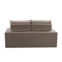 Ver mais imagens de Sofá Retrátil 2 Lug com Molas 1,50m Laila Suede Cappuccino