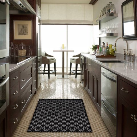 Tapete Jacquard Sala Antideslizante Casablanca 1,32x1,00 Metros Bege Casa Dona