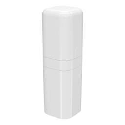 Porta Escova de Dentes com Tampa Coza Splash Branco - 1