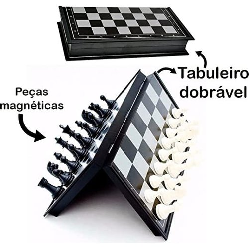 Xadrez Voador, Tabuleiro de Xadrez Dobrável Portátil Design de Chanfro de  Xadrez para Educação Infantil