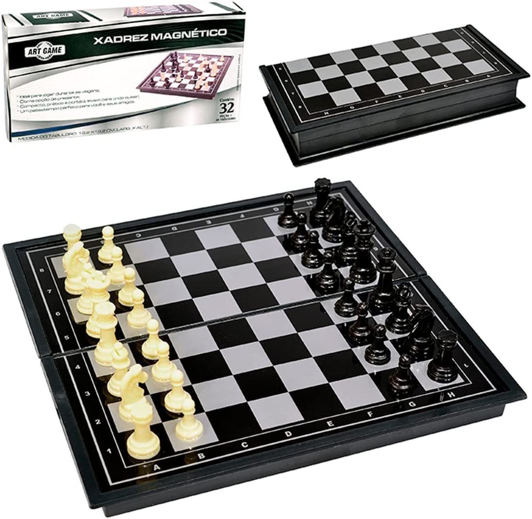 Clipe de livro magnético jogo de xadrez brinquedo puzzle educacional cedo  dobrável cobra brinquedo de xadrez portátil cobras e escadas jogo para  crianças - AliExpress