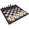 Mini Tabuleiro de Xadrez Dobrável Peças Magnética Art Game - 1