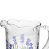 Jarra de Cristal Lavanda Hand Painting 1 Peça - Lyor - 4