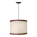 Ver imagem 5 de Lustre Modelo Ravena Moderno Rattan Detalhes Couro Sintético:branco