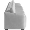 Sofá Cama para Sala de Estar 5 Lugares 436cm Montserrat K01 Veludo Cinza - Lyam Decor - 7