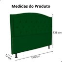 Ver imagem 6 de Kit Cabeceira e Calçadeira com Baú 140 Cm King Casal Diana Suede