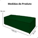 Ver imagem 7 de Kit Cabeceira e Calçadeira com Baú 140 Cm King Casal Diana Suede