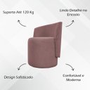 Ver imagem 3 de Kit 2 Poltronas Decorativa Organica para Sala Recepção Aura Luxo Boucle Premium