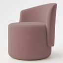 Ver imagem 4 de Kit 2 Poltronas Aura Decorativas Orgânicas Bouclé Premium de Luxo Sala  Recepção Design Escultural