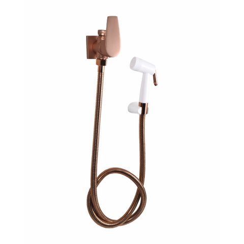 Ducha Higiênica C/ Derivação Rose Fosco- Led Perflex Color Led