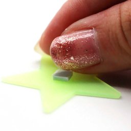 Kit estrelas brilha escuro Fluorescente Neon 108un Starmania - 4