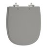 Assento Laqueado Sabatini Cinza Escuro Tampa para Vaso Icasa - 1