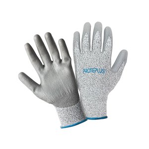 Luva de Fibra de Vidro e Polietileno com Banho de Poliuretano - Anticorte:Nº09 358,0002
