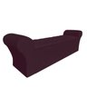 Recamier Baú Calçadeira Chaise Quarto Solteiro 90cm Barcelona:suede Vinho - 2
