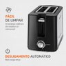 Torradeira Elétrica Mondial Smart Toast com Desligamento Automático 800w Preto/inox 127v - T-13 - 4