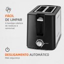 Ver imagem 4 de Torradeira Elétrica Mondial Smart Toast com Desligamento Automático 800w Preto/inox 127v - T-13